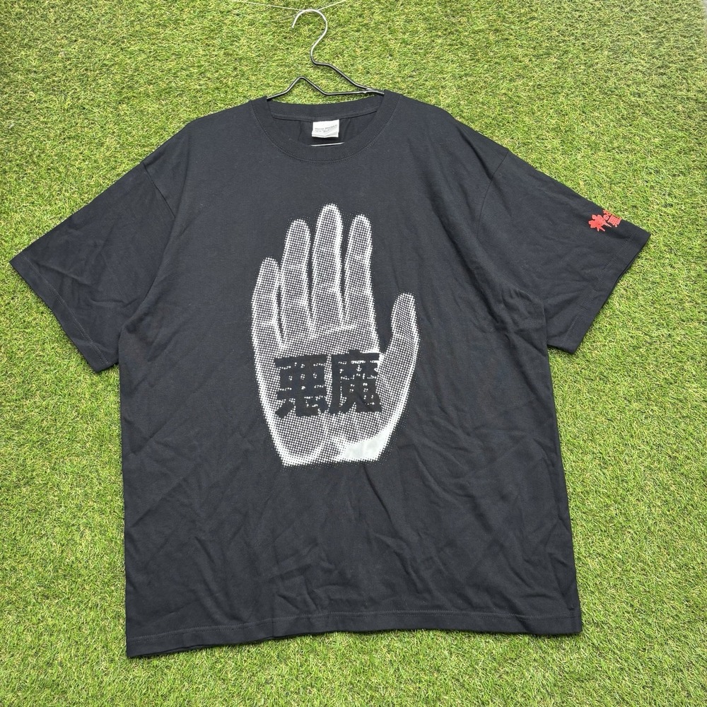 Kazuo Umezu Kanji Devil God Shirt Mens XL GOAT EXCLUSIVE Horror Manga Black